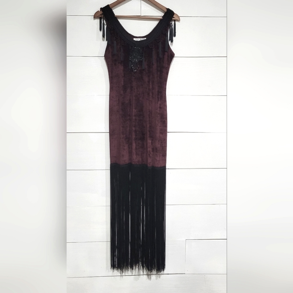 Vintage Sue Wong flapper style dress